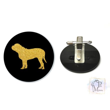 Doggu de Bordeaux Ring Number Clip