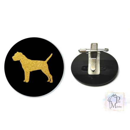 Border Terrier Ring Number Clip