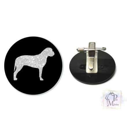 Bullmastiff Ring Number Clip