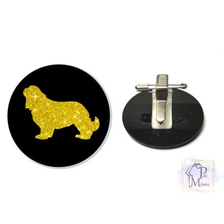 Cavalier King Charles Spaniel Ring Number Clip