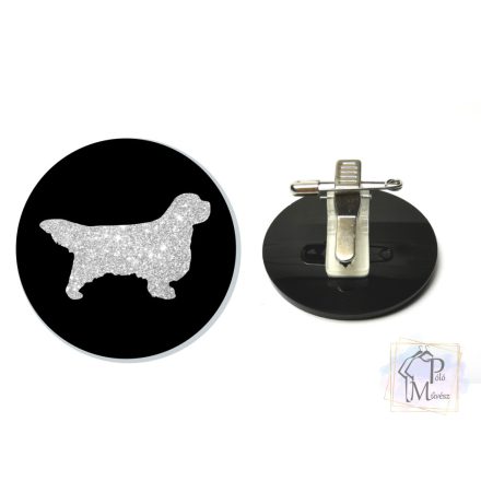 Clumber Spaniel Ring Number Clip