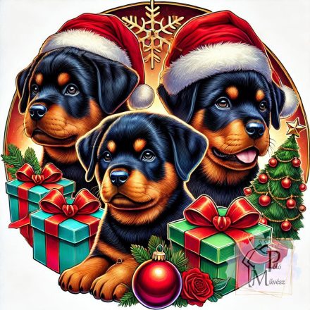 Christmas Rottweiler T-shirt - Rottweiler Shirt