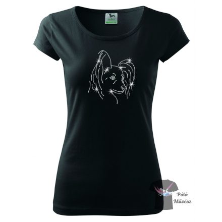 Russian Toy Terrier Rhinestone T-shirt - Russian Toy Terrier Crystal Shirt