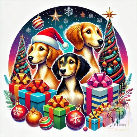 Christmas Saluki T-shirt - Saluki Shirt