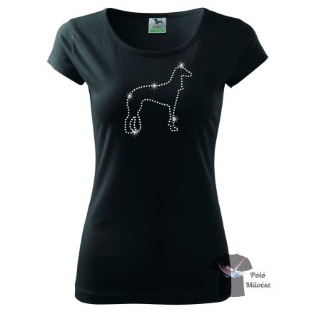 Saluki Rhinestone T-shirt - Saluki Crystal Shirt