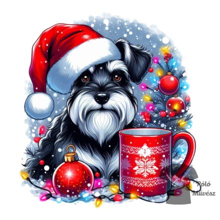 Christmas Schnauzer T-shirt - Schnauzer Shirt