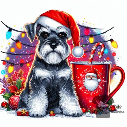 Christmas Schnauzer T-shirt - Schnauzer Shirt