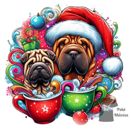 Christmas Shar Pei T-shirt - Shar Pei Shirt