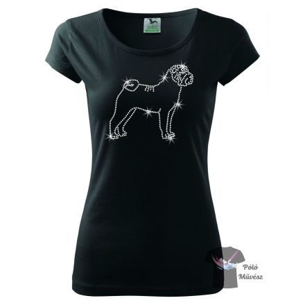 Shar Pei Rhinestone T-shirt - Shar Pei Crystal Shirt