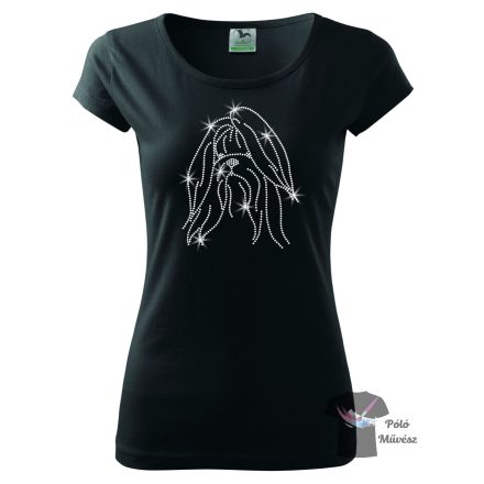 Shih Tzu Rhinestone T-shirt - Shih Tzu Crystal Shirt