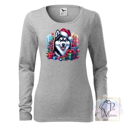 Christmas Siberian Husky T-shirt - Siberian Husky Shirt