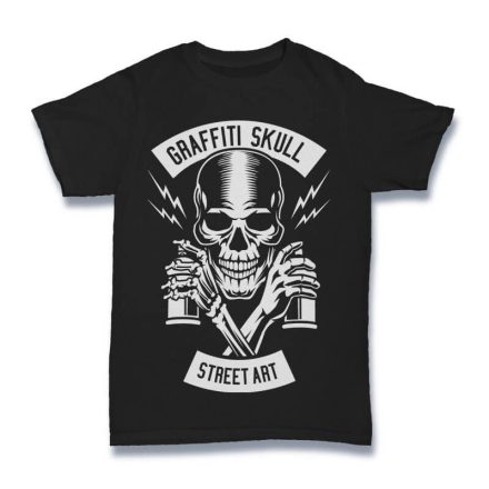 Graffiti Skull T-shirt 