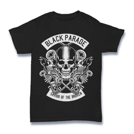 Black Parade Skull T-shirt 