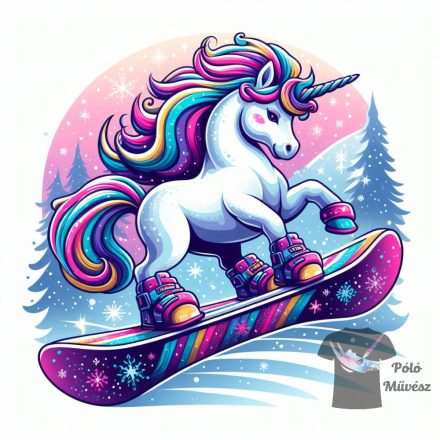 Snowboard  Unicorn T-shirt - Unicorn shirt