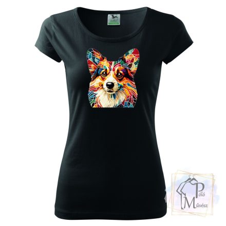 Mosaic Welsh Corgi T-shirt - Welsh Corgi Shirt