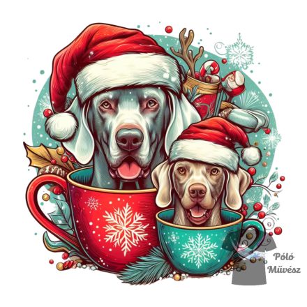 Christmas Weimaraner T-shirt - Weimaraner Shirt