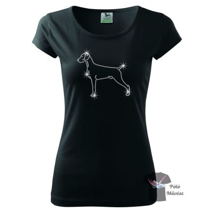 Weimaraner Rhinestone T-shirt - Weimaraner Crystal Shirt