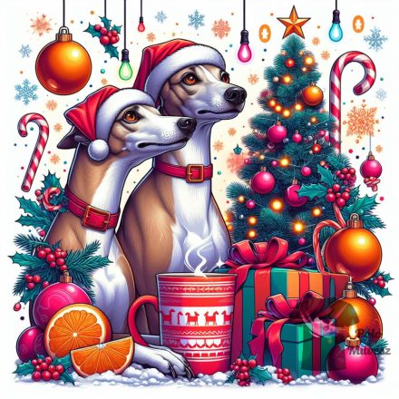 Christmas Whippet T-shirt - Whippet Shirt