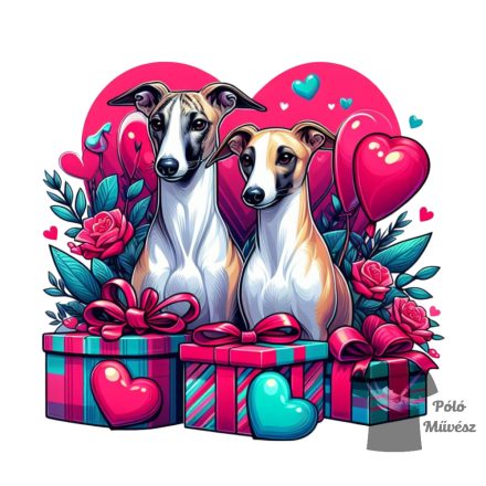 Valentine Day Whippet T-shirt - Whippet Shirt