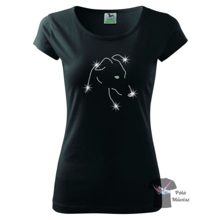 Whippet Rhinestone T-shirt - Whippet Crystal Shirt