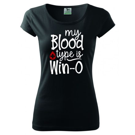 Wine Blood type T-shirt