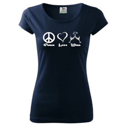 Peace Love Wine T-shirt