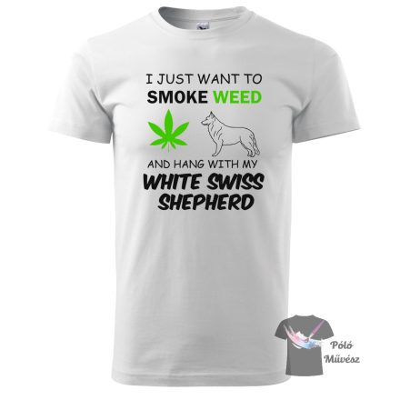 White Swiss Shepherd T-shirt - White Swiss Shepherd Shirt