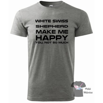 White Swiss Shepherd T-shirt - White Swiss Shepherd Shirt