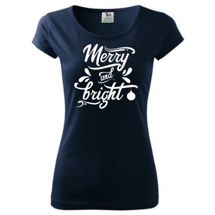 Christmas T-shirt - Merry and bright