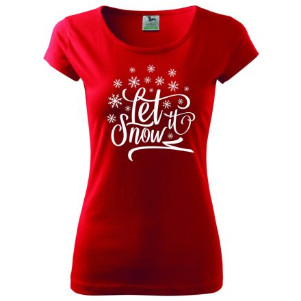 Christmas T-shirt - Let it snow