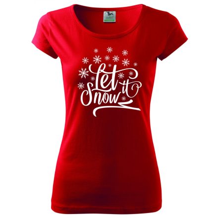 Christmas T-shirt - Let it snow