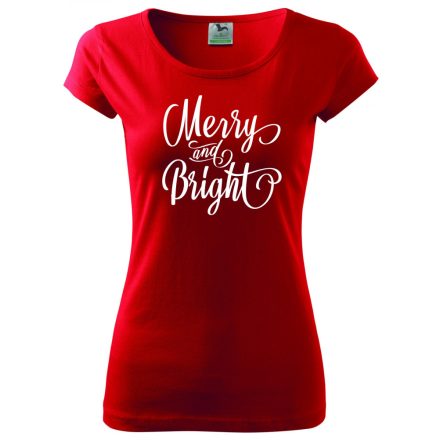 Christmas T-shirt - Merry and Bright