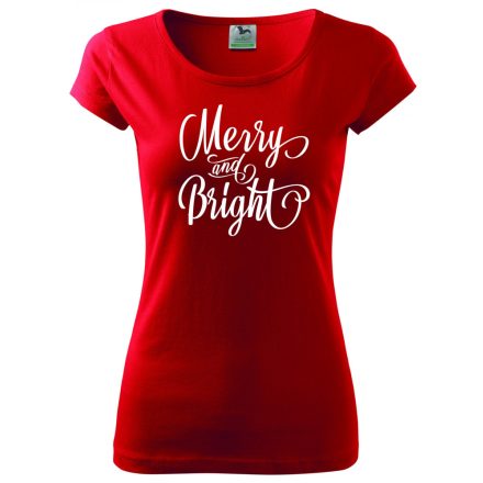 Christmas T-shirt - Merry and Bright