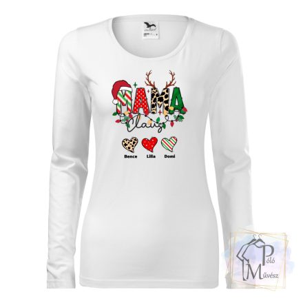 Mama Claus Christmas T-shirt 