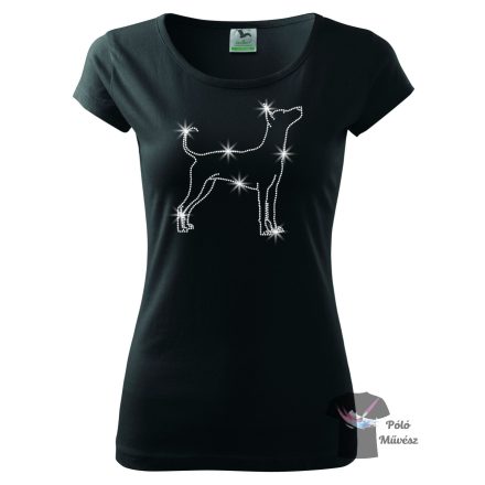 Xoloitzcuintli Rhinestone T-shirt - Xolo Crystal Shirt