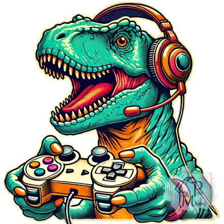 Gamer T-Rex T-shirt 